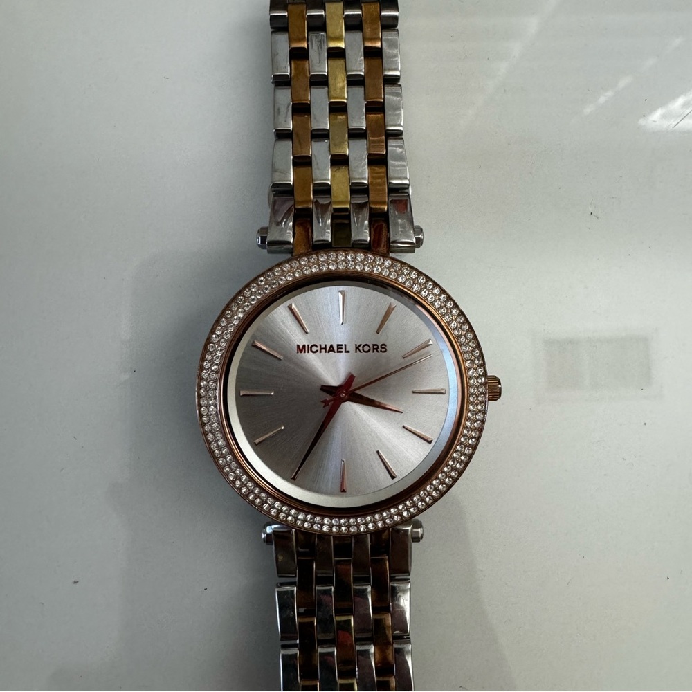 Tri color Michael kors watch